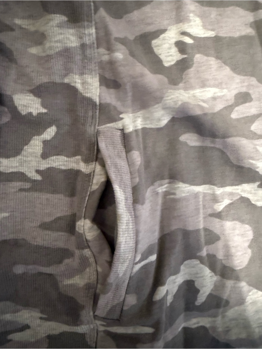 Athleta Gray Camo Sweater Long Sleeve Dress - Picture 3 of 4